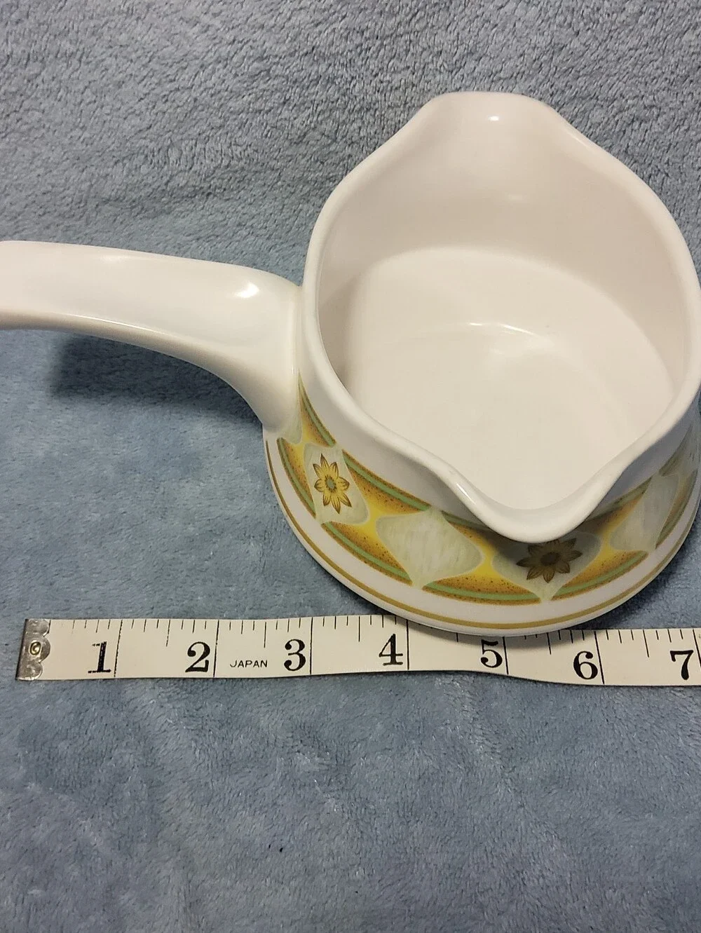 Vintage 1970's Noritake Progression Sunglow 9042 China Gravy Boat Sauce Pitcher